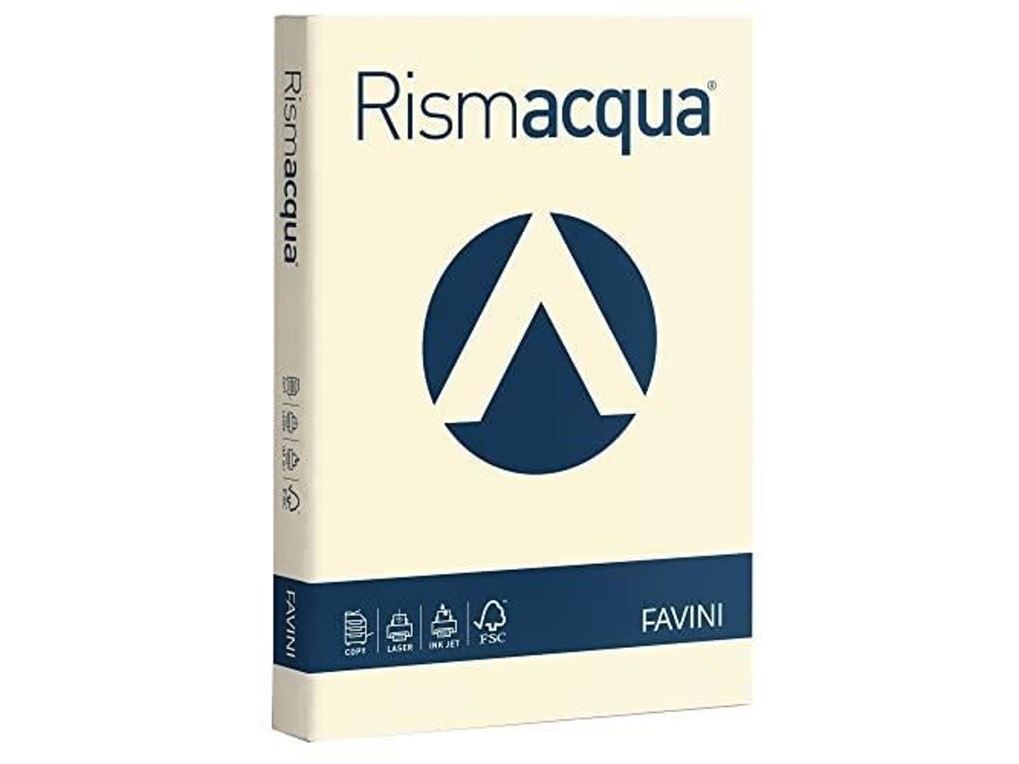 Papel Rismacqua 200G A3 125Fg Marfim