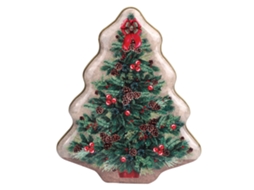 Lata Biscoitos Natal Árvore com Pinha Worten