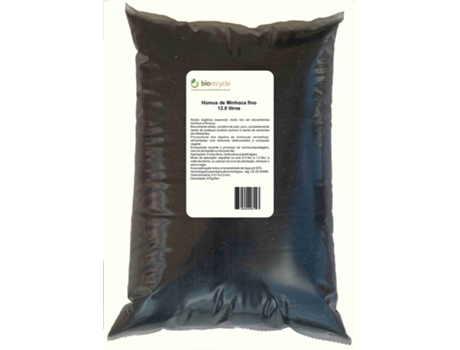 Húmus de Minhoca Fino 20.0 Litros BIORECYCLE
