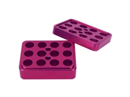 Molde Diy Enchimento Batom Alumínio 12 Buracos 9.3mm Roxo