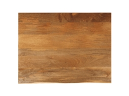 Vidaxl Tampo De Mesa C/ Borda Viva 110x80x2,5 Cm Mangueira Maciça