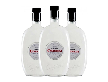 Aguardente Grappa FRATELLI BRANCA Candolini Bianca (0.7 L - 3 Unidades)