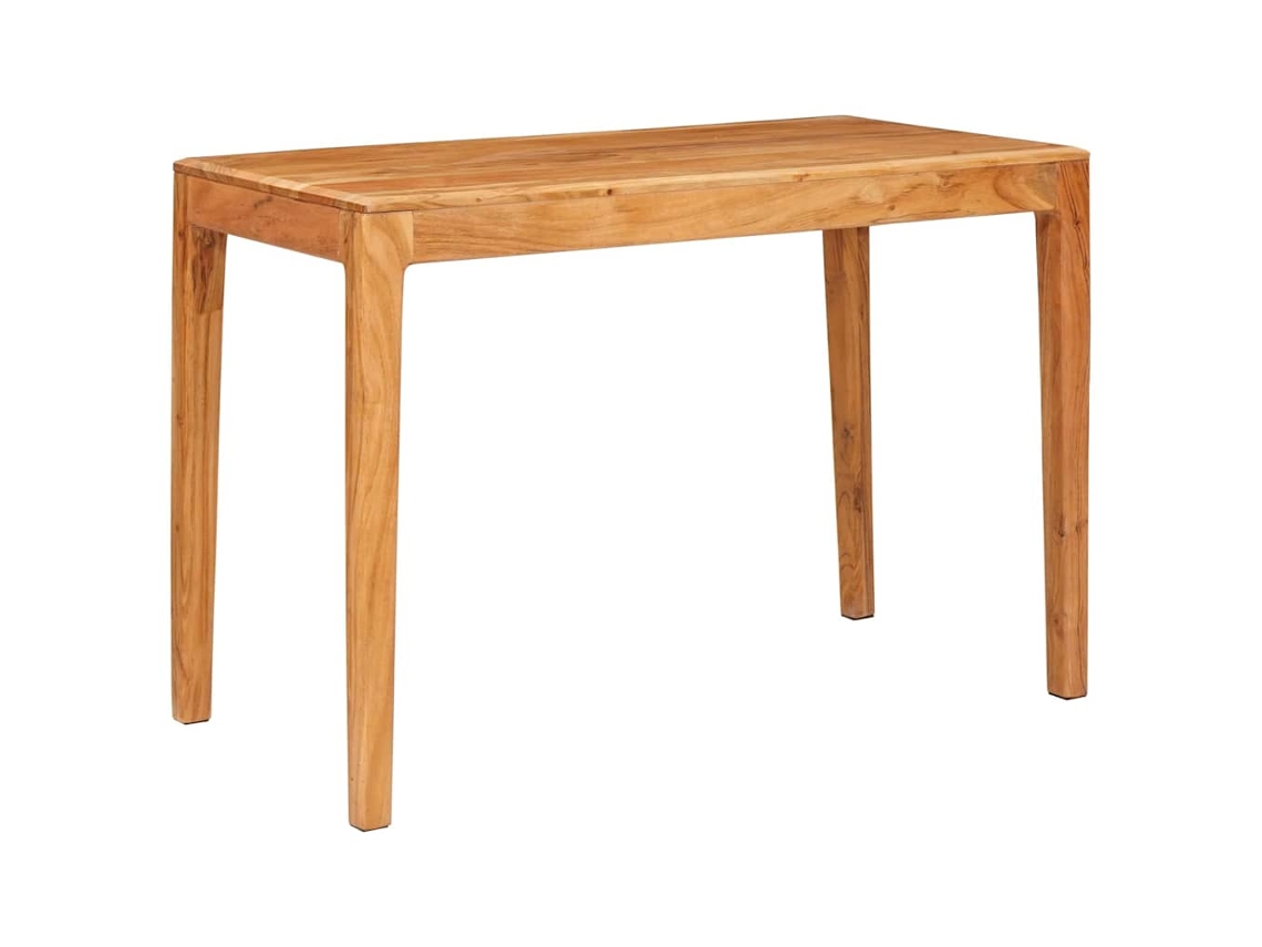 Vidaxl Mesa De Jantar 110 X 55 X 76 Cm Madeira Sólida De Acácia