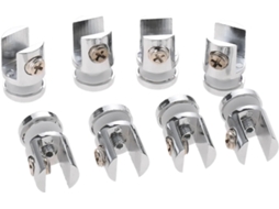 Conjunto de 4 Grampos Vidro 4 8 12 Mm 10 Mm Alta Qualidade Residencial S/MARCA