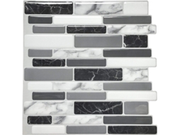 Azulejos autoadesivos para cozinha Slowmoose, 30 x 30 cm (10 peças)