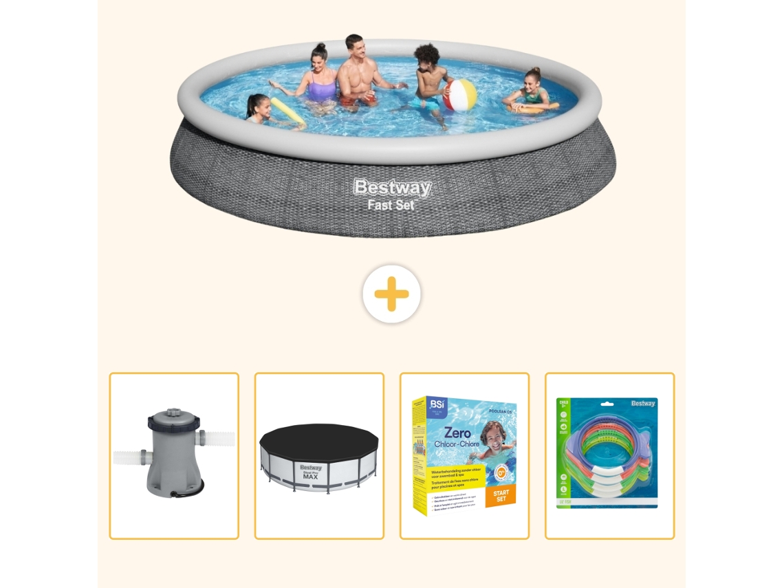 Bestway Piscina Bestway Fast Set Redonda - 457x84 Cm - 5-peças S231