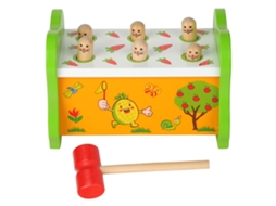 Mali brinquedo Educativo de Martelo de Madeira para Crianças 3 Anos+ Bater Topo de Gopher