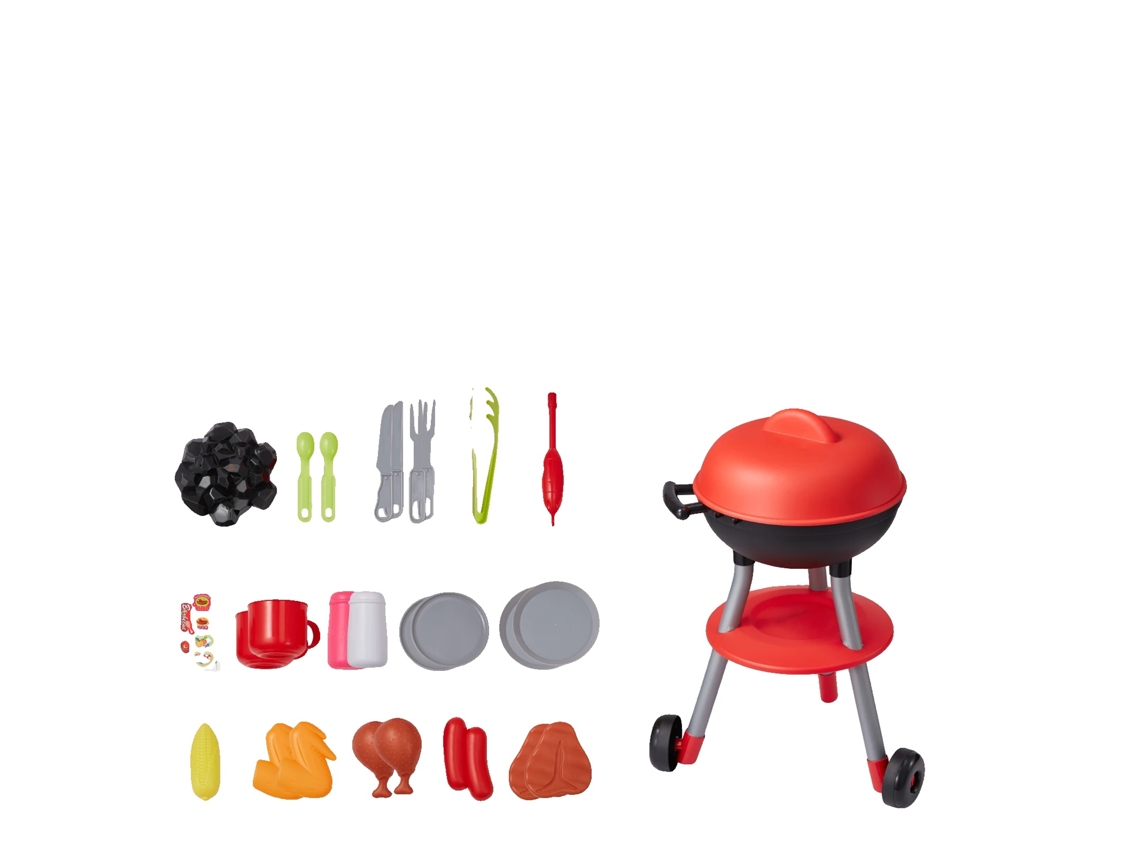 Conjunto De Churrasqueira, Sons De Cozinha Realistas, Envolvente Para Crianças, 28pcs