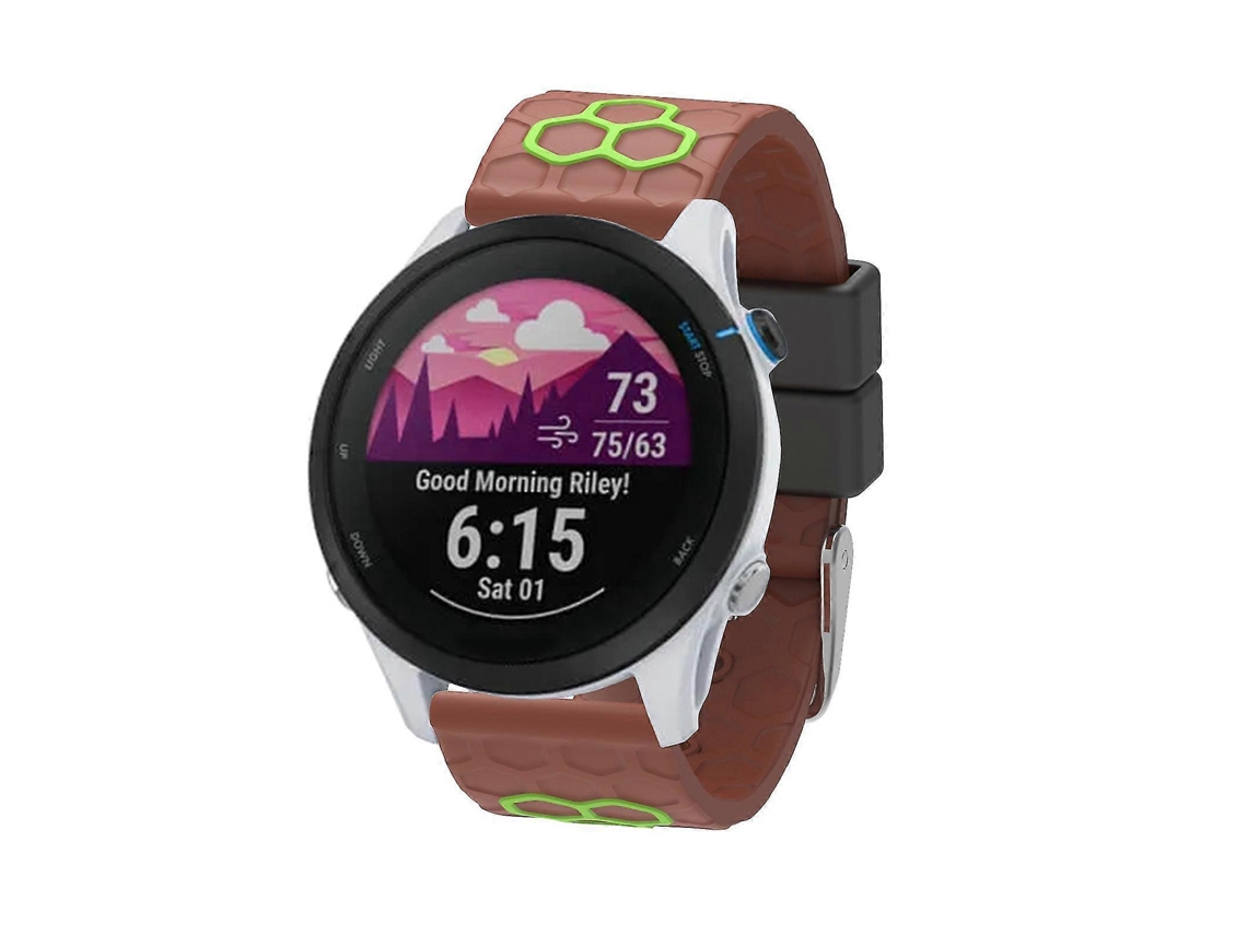 Pulseira macia e resistente ao suor para o smartwatch Forerunner 255 VONKELIOS