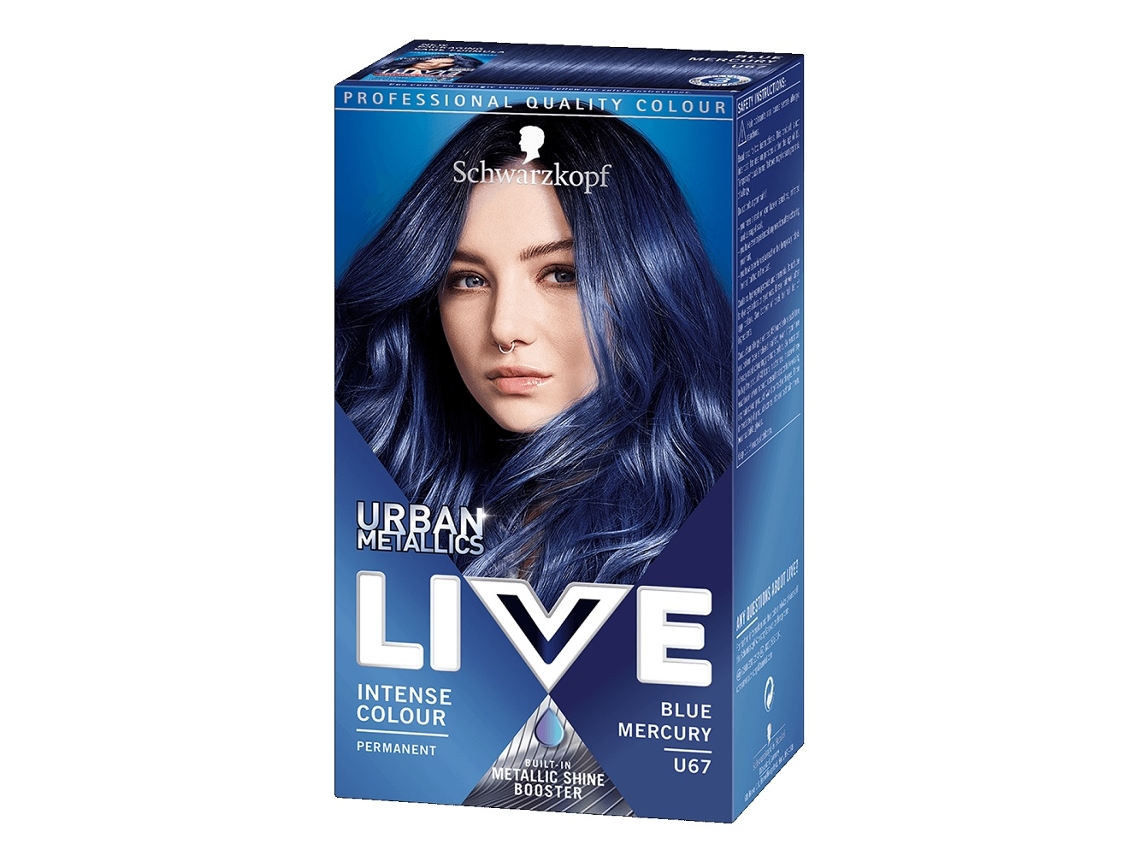 Schwarzkopf Mercury Blue Live U67 Tintura Metálica Urbana