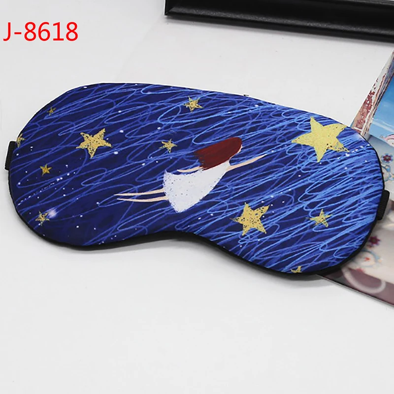 1 Unidade de Máscara de Dormir de Algodão com Desenho Animado Encantador para os Olhos, Ideal para Viagens AQUAFORGE