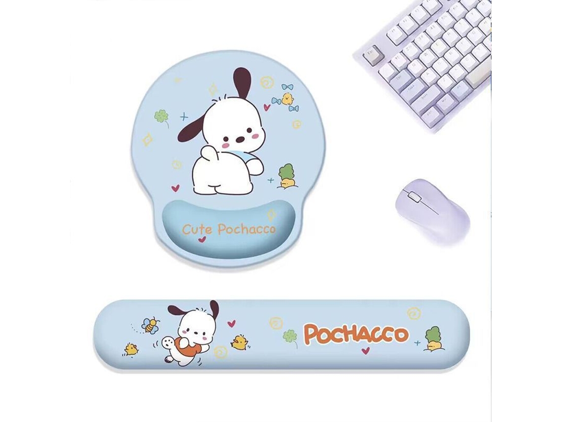 Almofada HEXINYIGJLY Apoio Punho Teclado Rato Espuma Memória para Gaming, escritório Cachorro Brincalhão | HEXINYIGJLY