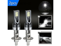 Lâmpadas De Farol Led H1 Para Carro 100w 14000lm 6500k Branco Kit De Conversão 2 Unidades 23 Cm