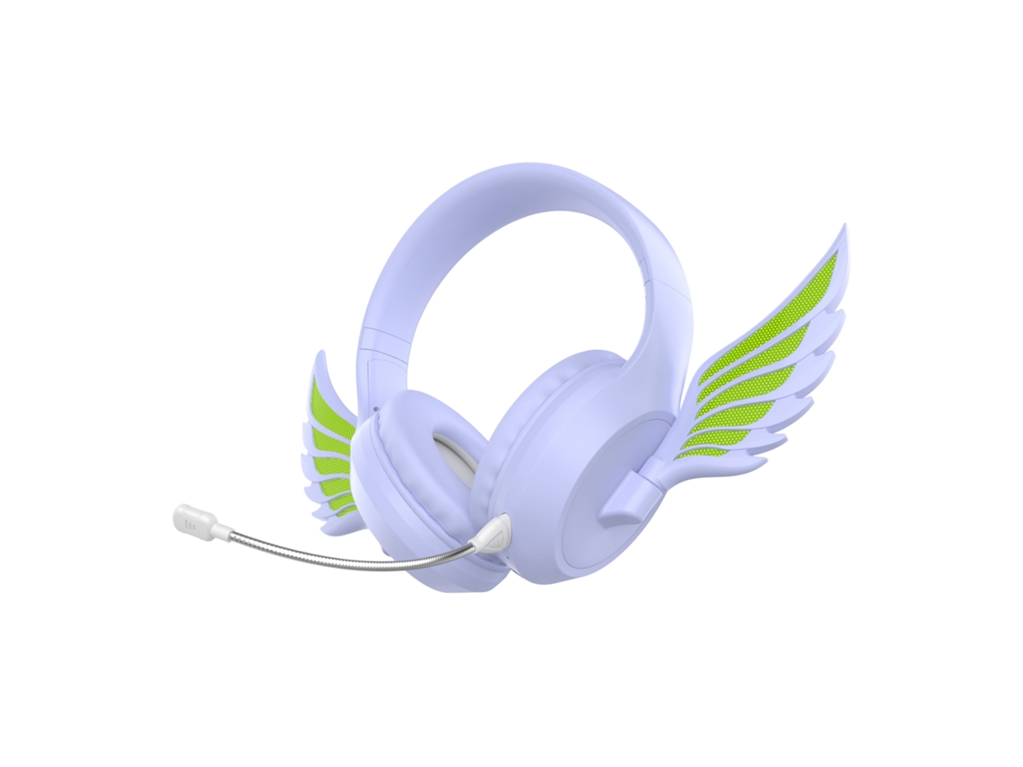 Fones de Ouvido Bluetooth com Cancelamento de Ruído MDUG (roxo)
