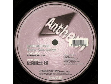 Vinil Space, Time, Energy Anthem