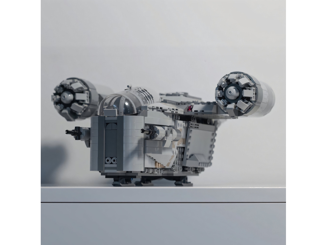 Blocos de Montar Espaciais Starfighter Modelo de Nave Espacial Emblema de Batalha Presente para Adultos MDUG