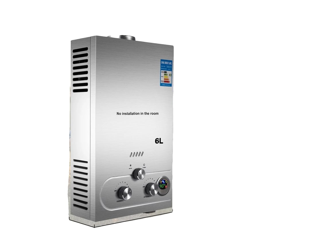 Aquecedor De Água, Compatível Com Glp, Aquecimento Eficiente, 6l