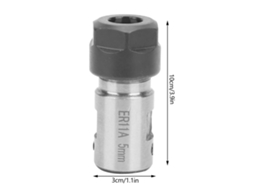 Laxiscreed Er11 Conjunto De Eixos De Fixação Com Extensão Para Eixos De 5mm E Colar De 7mm