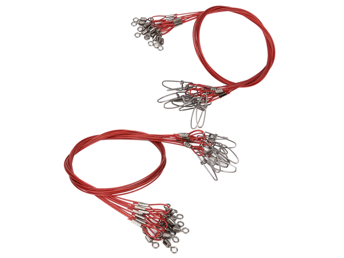 Linha de Pesca Resistente a Mordidas com Fio de Aço 20 Linhas AQUAFORGE