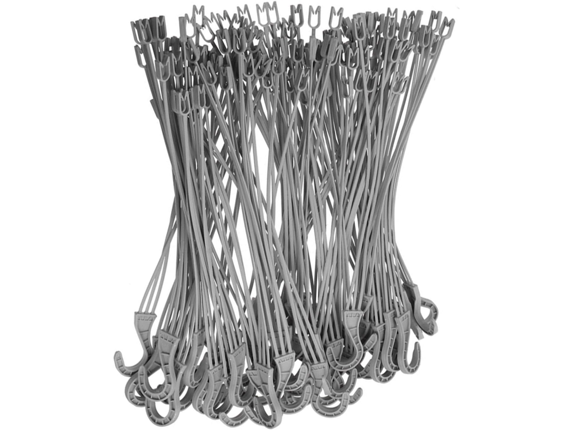 Kit de 30 Ganchos de Plástico Inoomp para Plantas, Suportess para Vasos de Flores Suspensos, Cestos e Varandas, CHABERLU