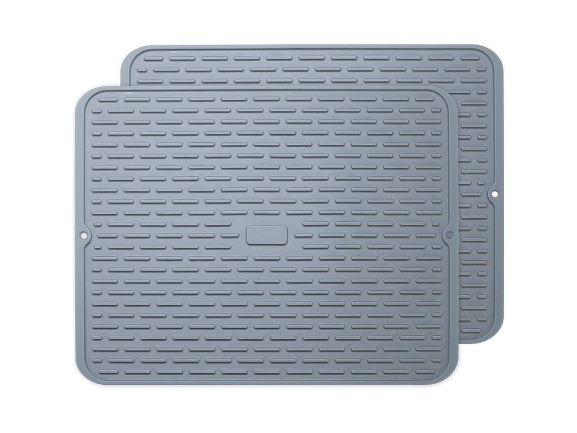 2026 colchón Secado Platos Silicona Grande 17x13 Pulgadas Set 2 Resistente Calor Antideslizante