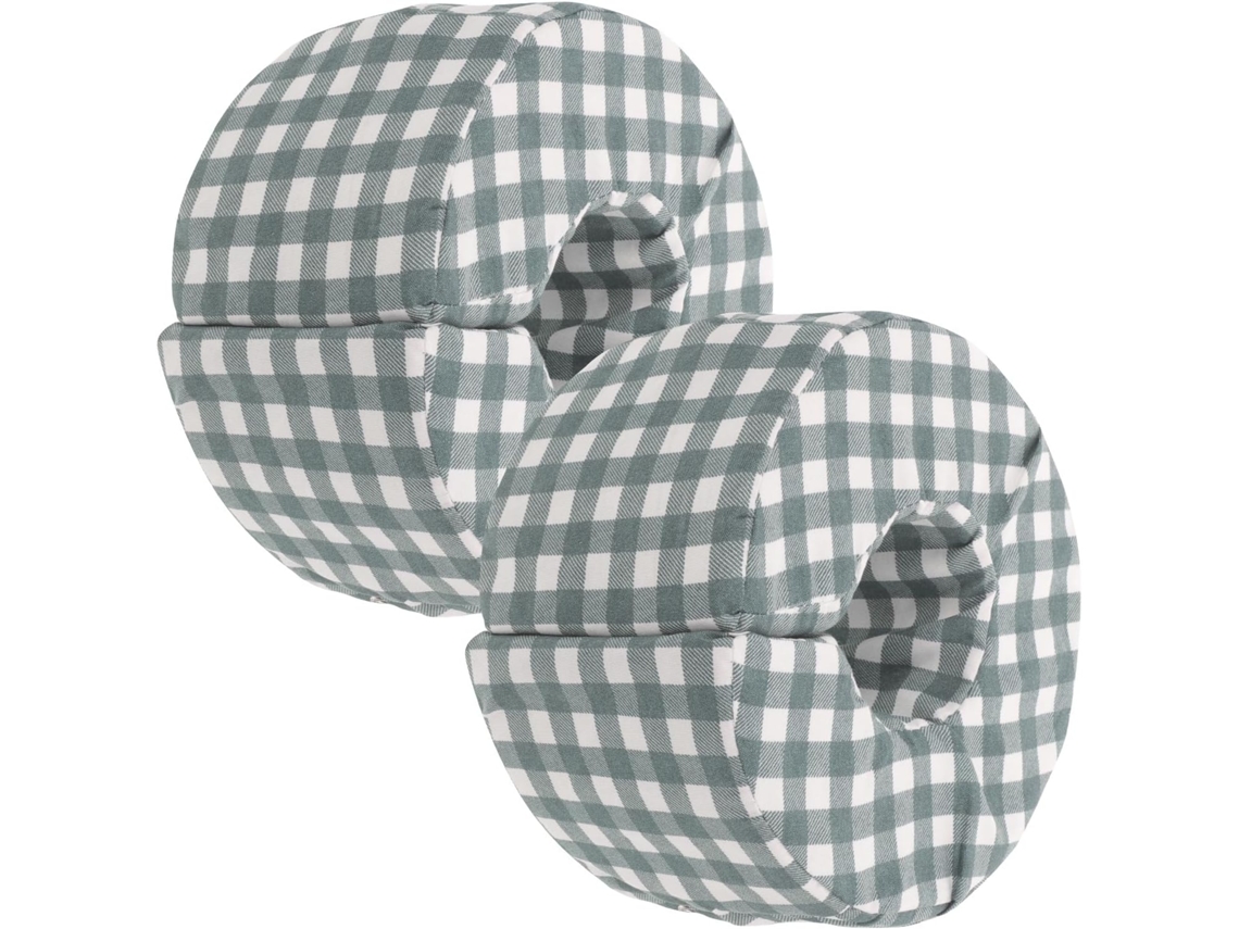 Conjunto De 2 Almofadas Para Tornozelo E Pulso, Em Esponja E Tecido, Para Prevenção De Úlceras Pressão Oferece Suporte