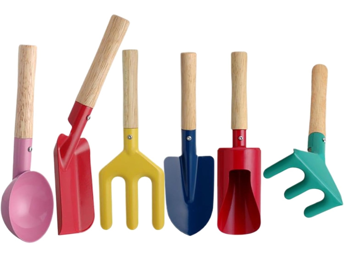 Kit De Ferramentas Pneumáticas Para Jardinagem - Portátil E Educativo - Ideal Para Brincadeiras E Atividades Ao Ar Livre