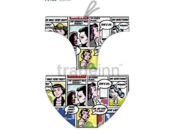 Slips para Homem TURBO Comic Multicor para Natação (M)