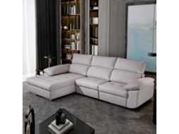 Sofá Chaise Longue Oxford - Esquerdo - Bege (290x180 cm)
