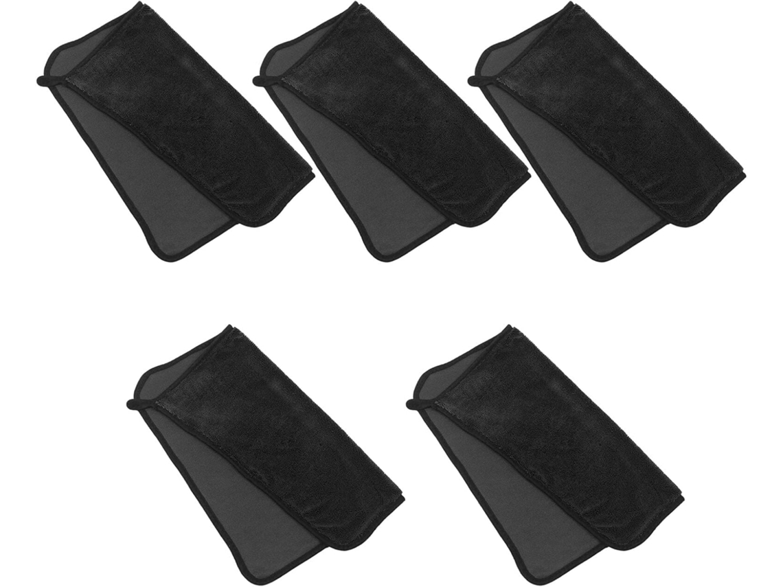 Conjunto De 5 Toalhas De Microfibra Para Secar, Lavar E Limpar Carros.