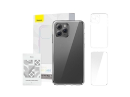 Capa Baseus Crystal Series Para Iphone 11 Pro Max Com Vidro Temperado