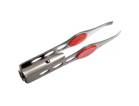 Pinça De Depilar Inox Cabo Soft Touch Lâmpada Led Integrada Lobjet Du Mois