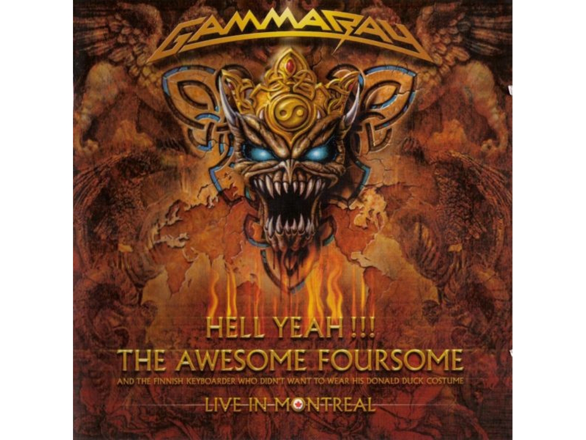 CD Gamma Ray - Hell Yeah!!! The Awesome Foursome - Live In Montreal
