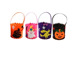 4 Unidades de Bolsa de Halloween para Decorações de Halloween ALLINLESS