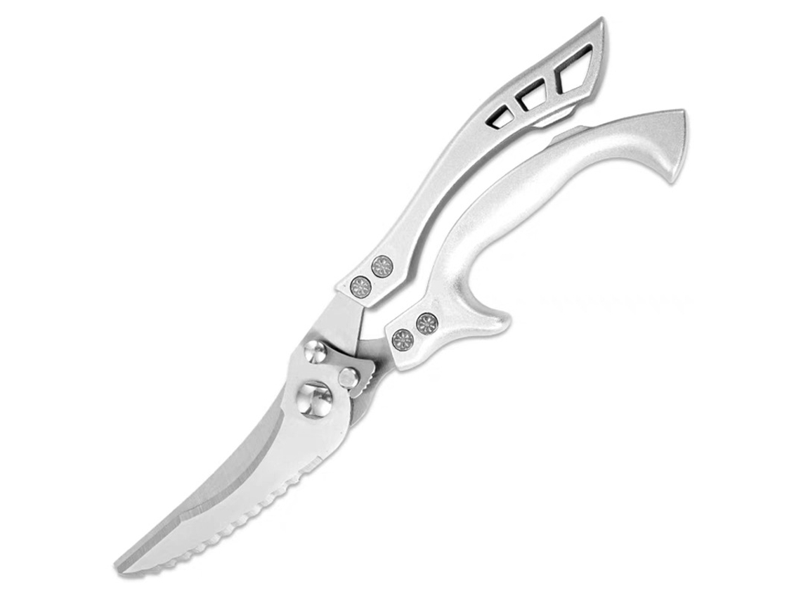 1 Tesoura de cozinha Slowmoose com cabo de metal para frango, aves e peixes