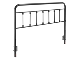 Cabeceira De Metal 1515 X 1030 X 38 Mm Tamanho Queen Para Camas, Preta Vevor