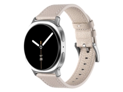 Pulseira De Couro Com Textura De Lichia Em Ambos Os Lados Para Samsung Galaxy Watch8 / Watch8 Classic