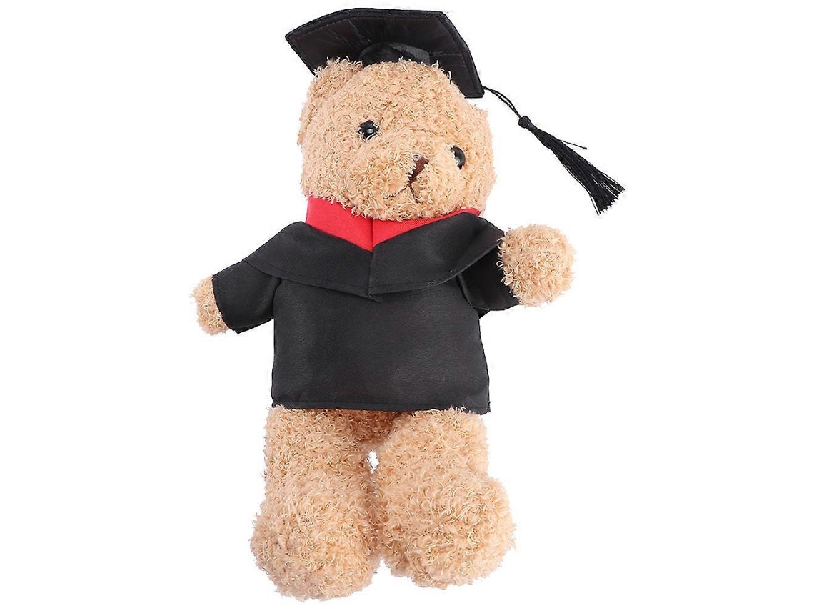 Urso De Pelúcia De Formatura Com Capa E Gorro Para Decoração E Presente