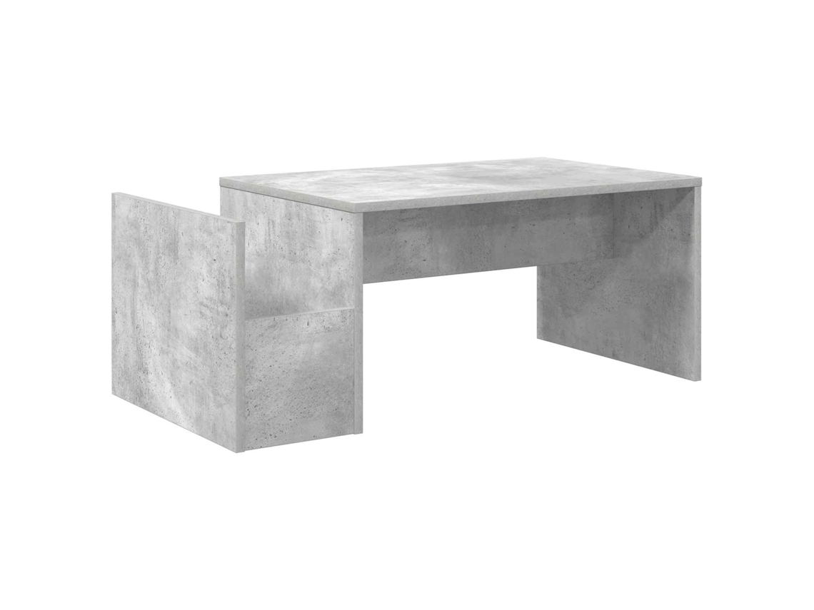 Mesa de centro Cinzento Madeira Processada 90x45x35 cm MAISON EXCLUSIVE