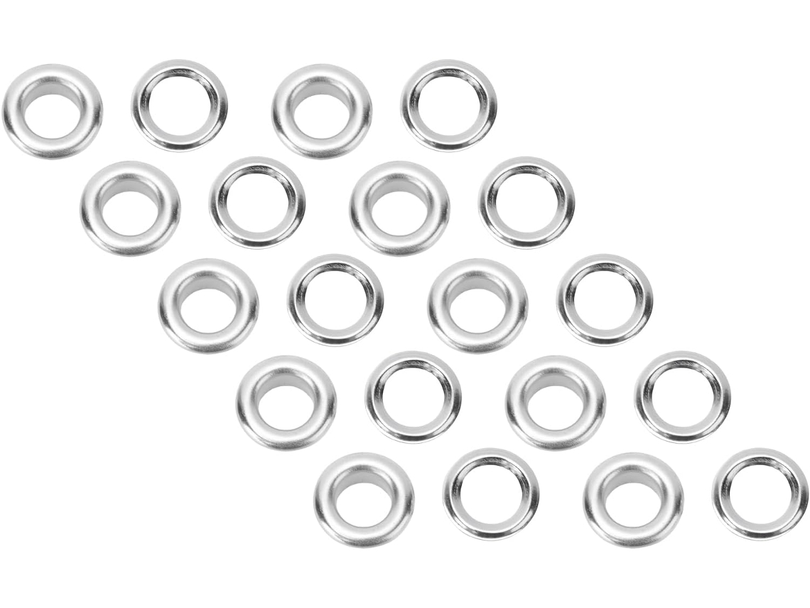 Kit Com 300 Ilhós De Aço Para Artesanato Em Couro em Aço Inox,