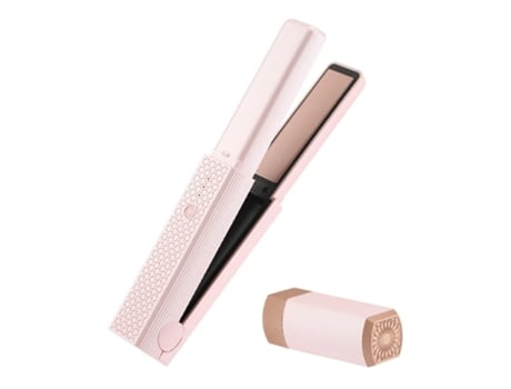 Sem fio USB Elétrico Cabelo Endireitamento Curling Iron Portable Cordless Mini Flat Iron Hair Straightener