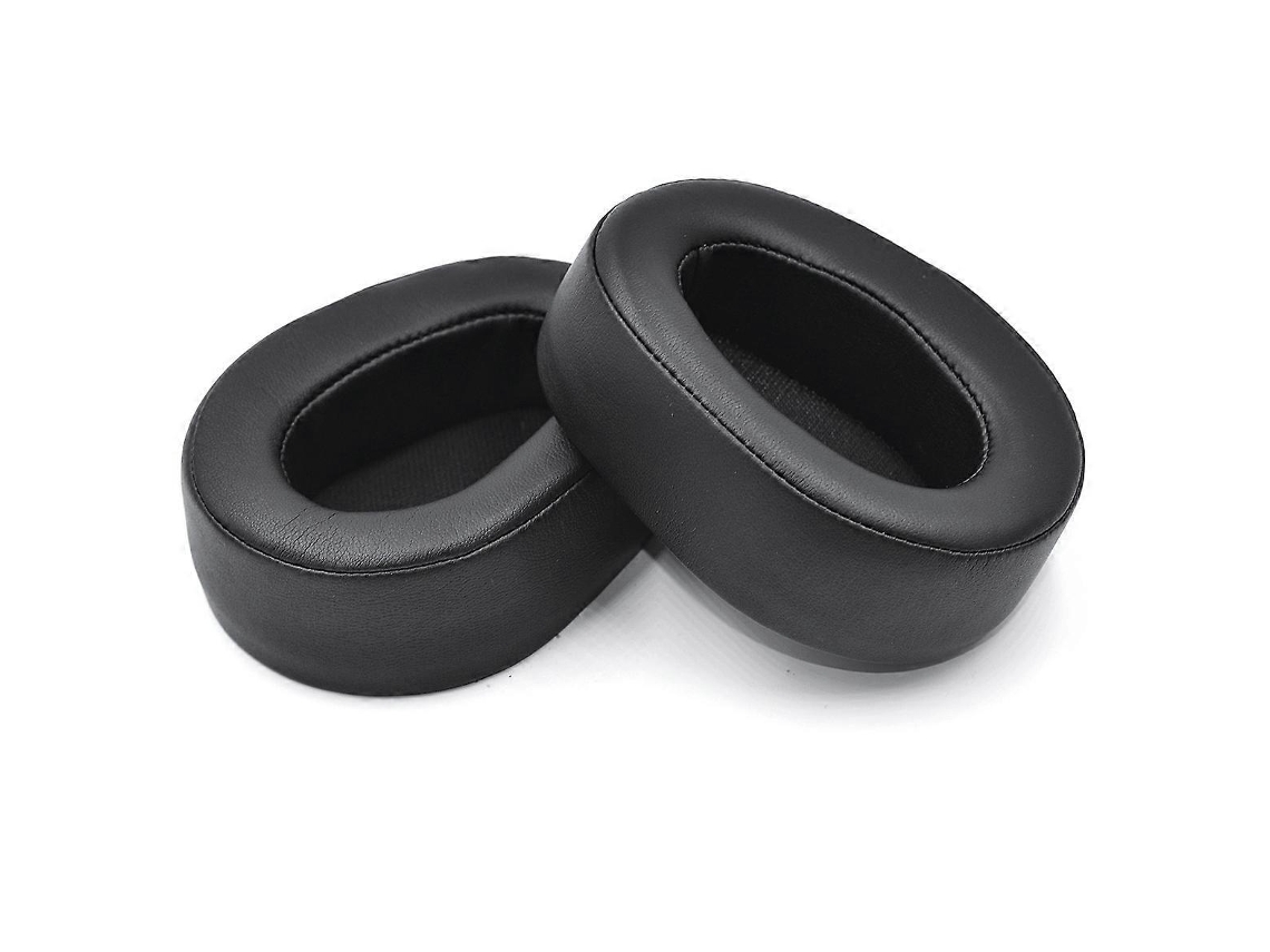 Lurelia Almofadas Auriculares Para Auscultadores Mo Fi (pacote Com 2) Br, Em Couro Proteico E Espuma De Memória, Preto