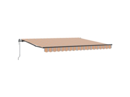 Conjunto 1 Toldo Retrátil Vidaxl Multicolorido Tecido (400 × 300 Cm)