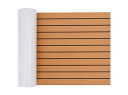 Vidaxl Tapete De Barco Riscas Castanho E Preto 240 X 60 Cm Eva