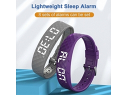 Pulseira De Alarme Silenciosa Com Vibração Para Homens E Mulheres, Ajustável, Ideal Para Quem Tem Sono Pesado. Pulseira Inteligente Com Função De