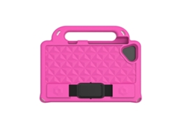 Capa Eva Portátil Série Diamond Halinuia, Casca Plana Anti‑queda Com Suporte E Alça Para Huawei Mediapad M5 Lite 8.4 Polegadas