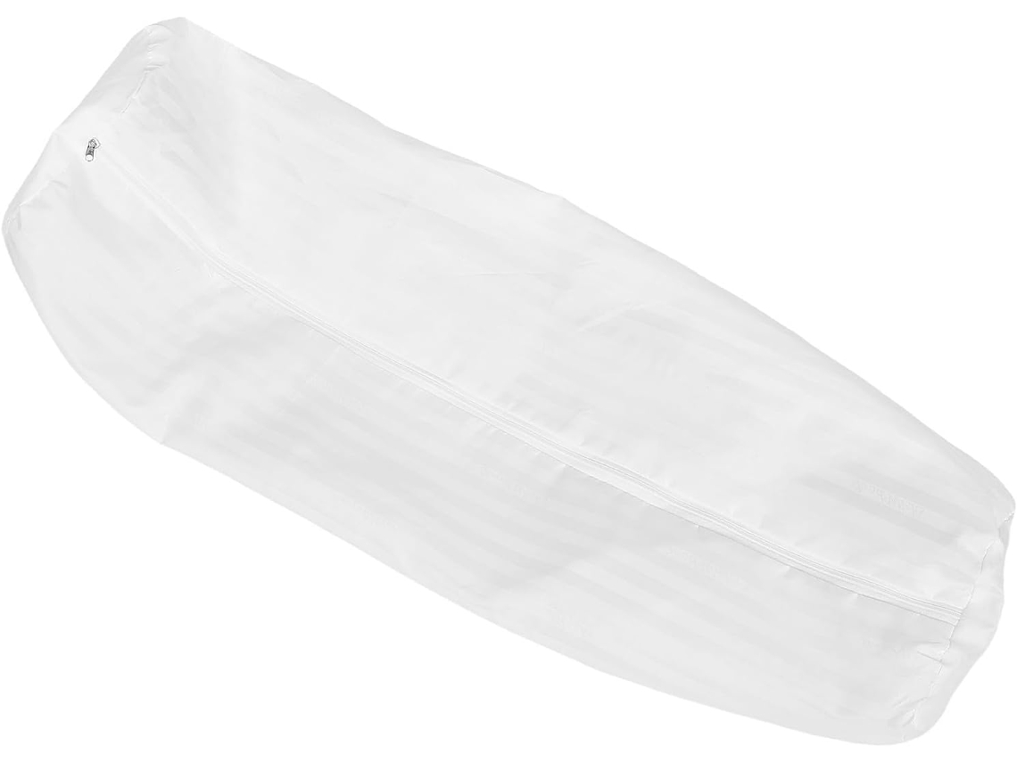 Fronha Redonda Confortável e Respirável de 20x80cm, Feita Material Macio Fácil Cuidar, com Zíper CHABERLU