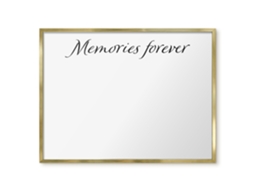 Magnetic Board Memories Forever For The Living Room Espelharte (80x60 Cm)