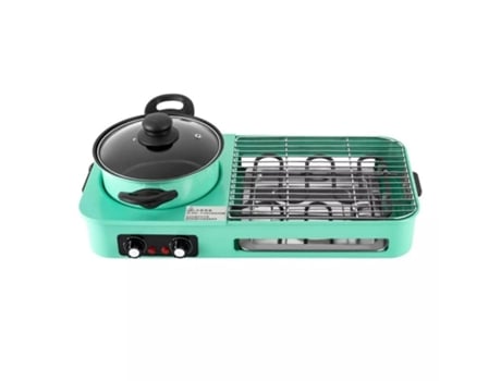 2200w Grelha Elétrica Portátil E Panela De Fondue 3 Em 1, Forma Antiaderente Removível E Lavável, Para Sopa, Fondue E Grelha. Eafc
