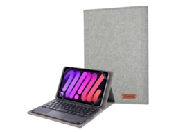 Capa de couro com textura de tecido universal Webake com capa flip horizontal para tablet